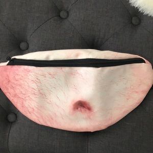 Hairy Belly fanny pack gag gift